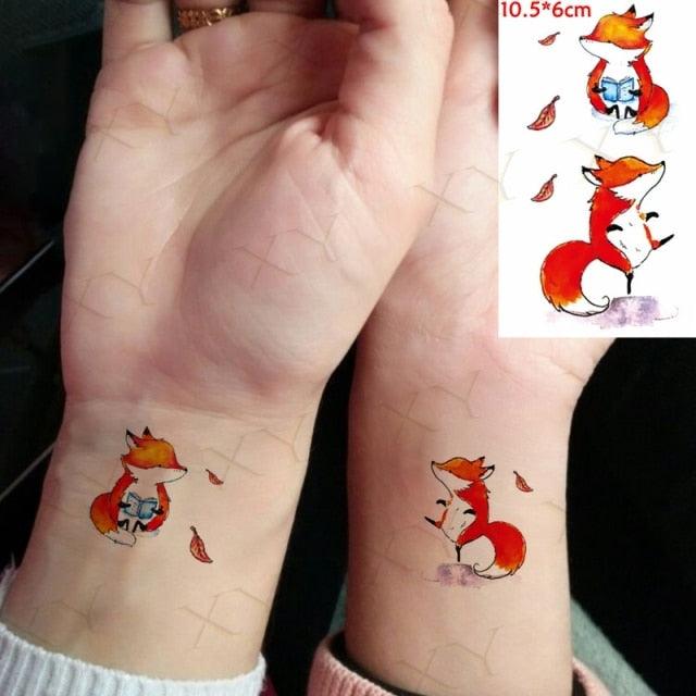 Waterproof Temporary Tattoo Lavender Stickers Butterfly Flower Luxury Small Tattoo For Body Arm