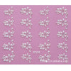 Waterproof Water Transfer Nails Art Sticker Fashion 3D Flower Design Girl And Women Manicure Tools Nail Decoration Decals Decorations Luxurious Nail Art Decoration White Feather Lace Flower Leaf Carving Design Exquisite Pattern Nail Art Supplies