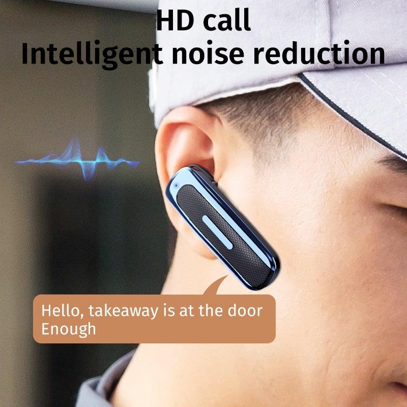 Waterproof Wireless Bluetooth Earphone Handsfree Earbuds Voice Answer in Ear Earbuds For Driving Running Headset With Mic Comfortable Ergonomic Design For Outdoor Workout Long Standby Earbuds Compatible With Smartphones