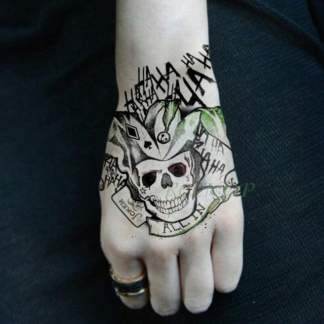 Waterproof Womens Temporary Sticker Tattoo Flower Rose Realistic Sketches For Arm Hand