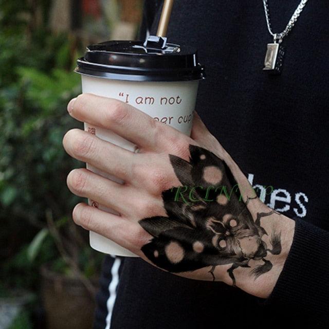 Waterproof Womens Temporary Sticker Tattoo Flower Rose Realistic Sketches For Arm Hand