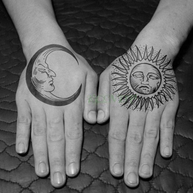 Waterproof Womens Temporary Sticker Tattoo Flower Rose Realistic Sketches For Arm Hand