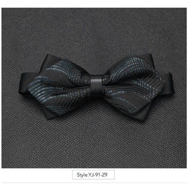 Wedding Men Butterfly Bowtie Formal Bow Ties Beautiful Printed Men Luxury Adjustable Business Bowties