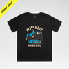 WHEELIE RADICAL TEE - BLUE EDITION (FRONT ONLY)
