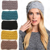 Winter Soft Wool Knit Warm Lightweight Ear Protection Crochet Headbands Elegant Turban Outdoor Sports Headwear Hair Ribbons Hair Accessories For Girl