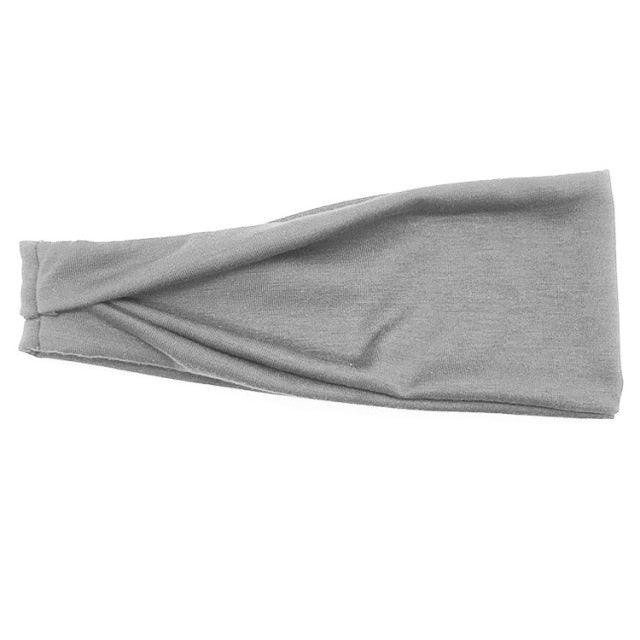 Women Headband Solid Color Twist Cotton Wide Turban Twisted Knotted Headwrap Girls Hairband Fashion Scrunchies Gorgeous Hair Accessories For Women