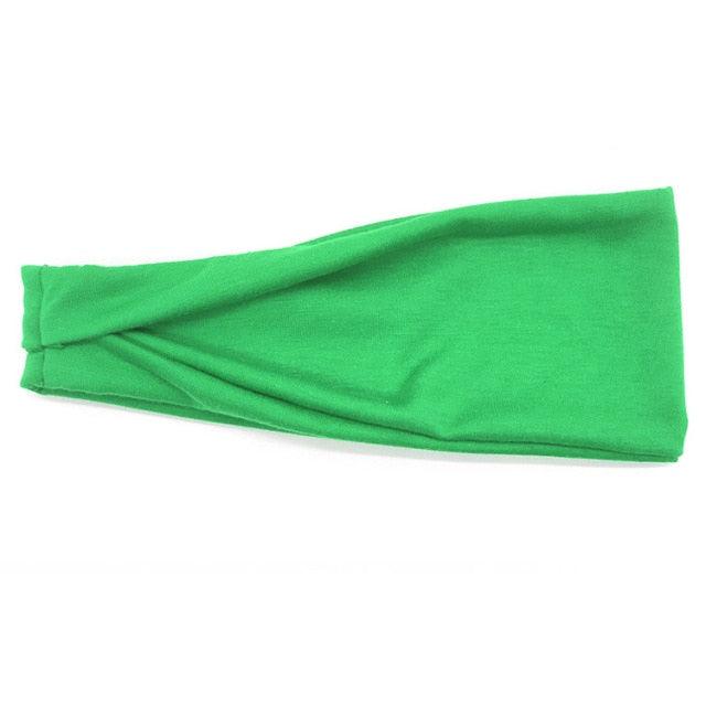 Women Headband Solid Color Twist Cotton Wide Turban Twisted Knotted Headwrap Girls Hairband Fashion Scrunchies Gorgeous Hair Accessories For Women