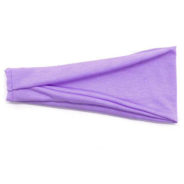 Women Headband Solid Color Twist Cotton Wide Turban Twisted Knotted Headwrap Girls Hairband Fashion Scrunchies Gorgeous Hair Accessories For Women