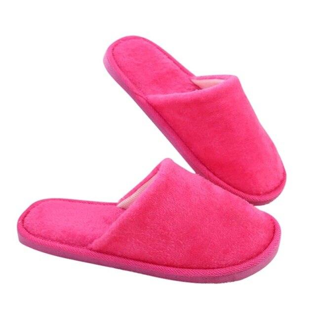 Women Indoor House Plush Soft Cute Cotton Slippers Shoes Non-slip Floor Home Slippers Slides For Bedroom Memory Foam Slippers Scuff Outdoor Indoor Warm Plush Bedroom Shoes With Fur Lining