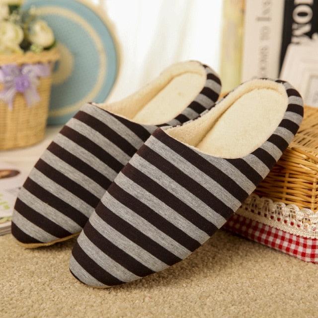 Women Indoor Slippers Warm Plush Home Slipper Autumn Winter Woman House Flat Floor Soft Slipper Silent Slides Plush Fleece Insole Fluffy Slippers For Indoor Home Bedroom