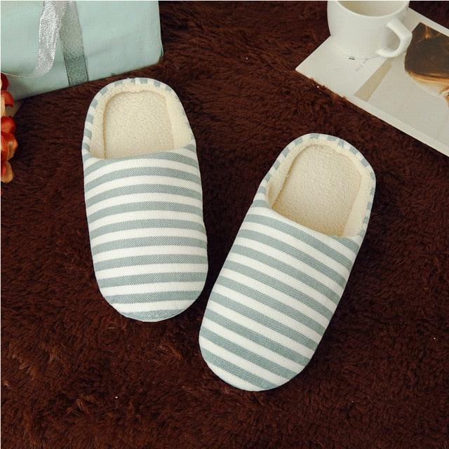 Women Indoor Slippers Warm Plush Home Slipper Autumn Winter Woman House Flat Floor Soft Slipper Silent Slides Plush Fleece Insole Fluffy Slippers For Indoor Home Bedroom
