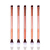 Women Makeup Brush 5Pcs Professional Black Eyebrow Inclined Flat Angled Brush Makeup Tool Wooden Pole Eyeliner Eyeshadow Women Cosmetic