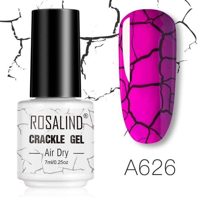 Women Nail Polishing Gel Quick-Dry UV Permanent Gel Nail Polish Multi Color Fashion Cracked Design For Girls and Womens