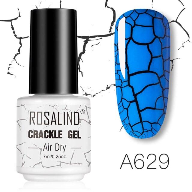 Women Nail Polishing Gel Quick-Dry UV Permanent Gel Nail Polish Multi Color Fashion Cracked Design For Girls and Womens