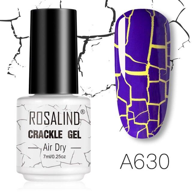 Women Nail Polishing Gel Quick-Dry UV Permanent Gel Nail Polish Multi Color Fashion Cracked Design For Girls and Womens