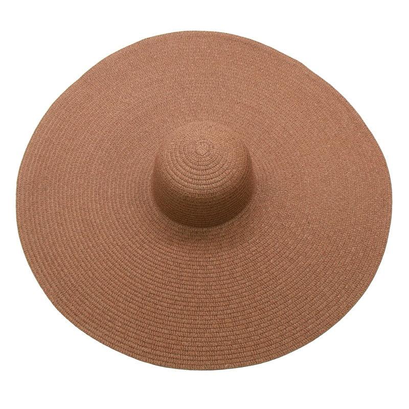 Women Oversized Foldable Summer Large Wide Hat Beach Straw Hat Cute Sun Cap Retro Foldable Handmade Big Hats Ladies UV Protection Hat Vintage Summer Sun Beach Hats
