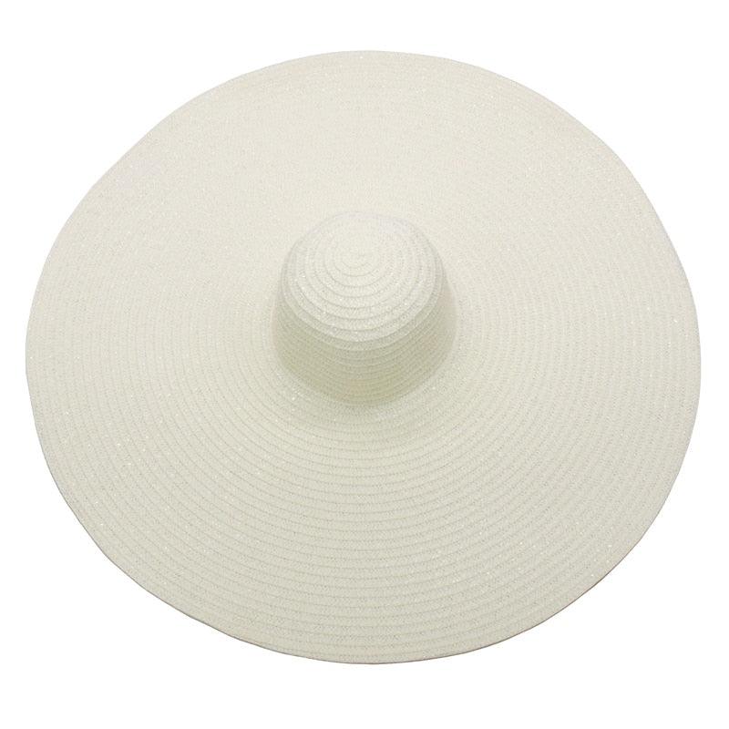 Women Oversized Foldable Summer Large Wide Hat Beach Straw Hat Cute Sun Cap Retro Foldable Handmade Big Hats Ladies UV Protection Hat Vintage Summer Sun Beach Hats