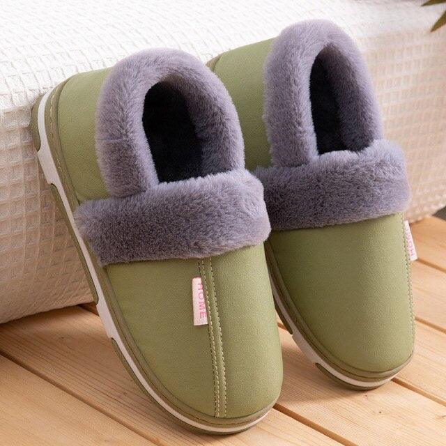 Women's Home Slippers Plush Warm House Shoes Non-Slip Soft Winter Indoors Bedroom Couples Floor Slipper Comfy Warm Memory Foam Faux Fur Indoor Outdoor Non Slip Winter Home Shoes