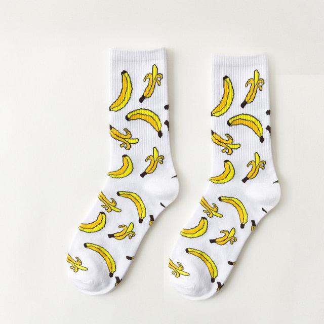 Women's Socks Combed Out Of Pure Cotton Colorful Cartoon Cute Funny Happy Kawaii Moon Strawberry Cactus Ankle Socks For Men And Women