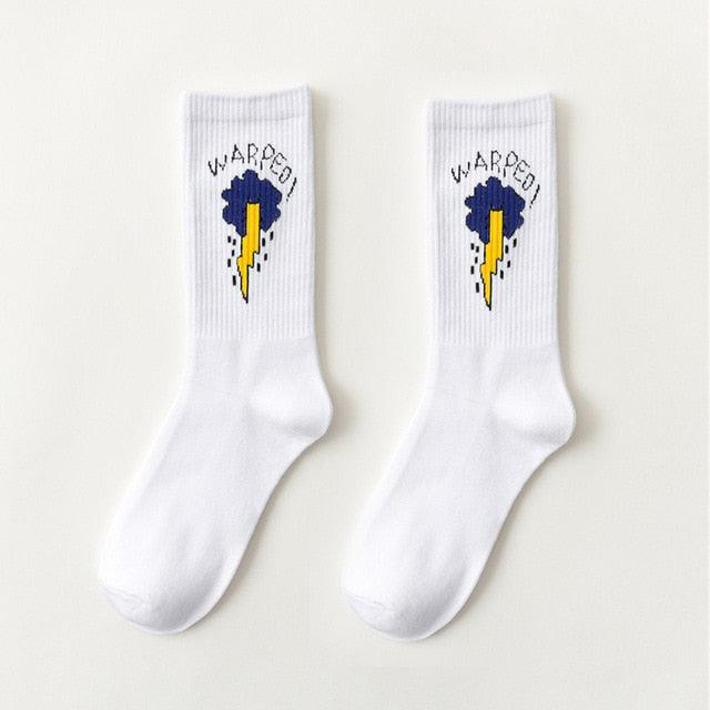 Women's Socks Combed Out Of Pure Cotton Colorful Cartoon Cute Funny Happy Kawaii Moon Strawberry Cactus Ankle Socks For Men And Women