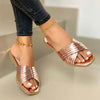 Women Sandals Summer Outdoor Beach Flip-flop Sandals Solid Fashion Sandals Flats Casual Shoes Black Summer Flat Sandals Stylish Flip Flop Comfortable Color Matching Sandals Flat Non-Slip Open-Toe Casual Beach Sandals