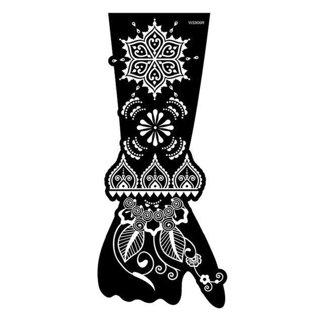 Womens Rose Tattoo Temporary Waterproof Body Tattoos Luxury Flower Design Modern Sticker