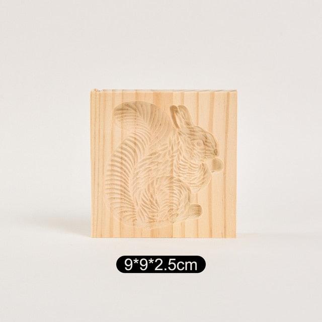 Wooden Cookie Mold Cutter Wooden Gingerbread Cookie Moulds Press 3D Cake Embossing Baking Mold Rose Flower Cutter Bakery Gadgets Cookies, Wooden Cookie Cutter, Funny Wooden Cookie Molds For Baking, Gingerbread Mold, Pine Cone Mold, Cake Mold