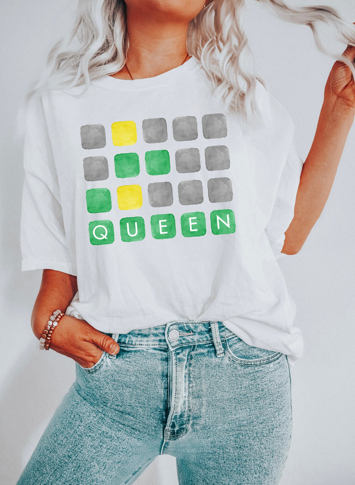 Queen Word Game Comfort Colors Tee