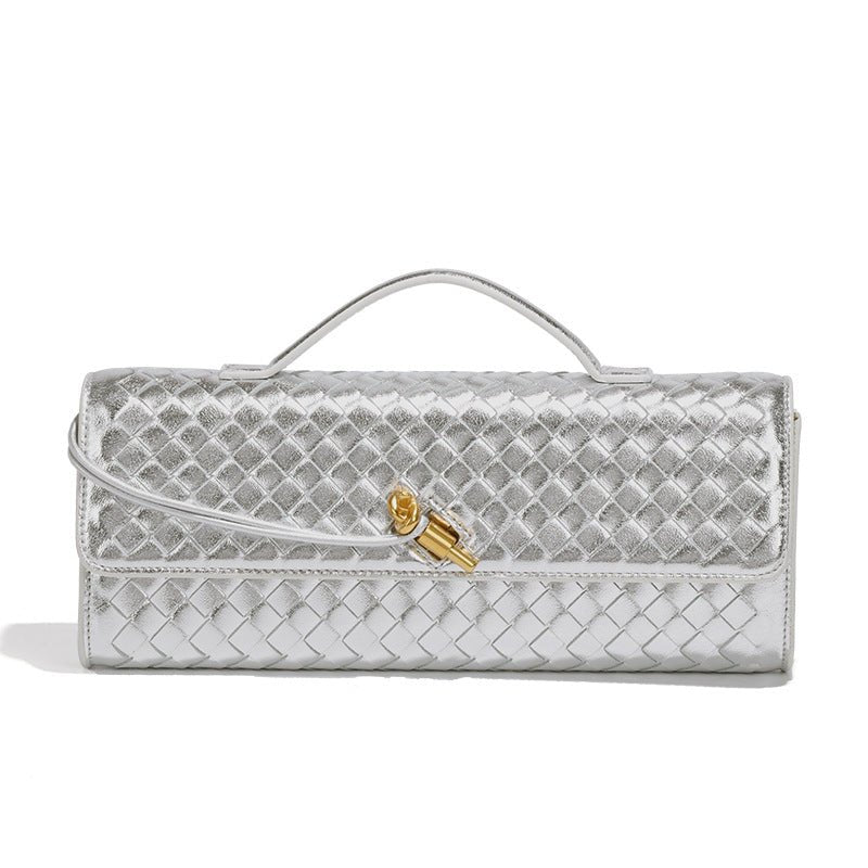 Woven PU Leather Clutch Bag(MAC432)