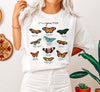 Butterflies And Bible Verses Delicate Wings Faith Print Design Comfort Colors Tee