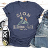 Zion National Park Adventure Edition Premium Vintage Rustic Nature Lover Graphic Tee